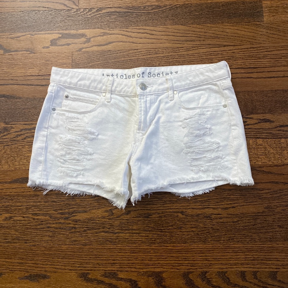 Denim shorts